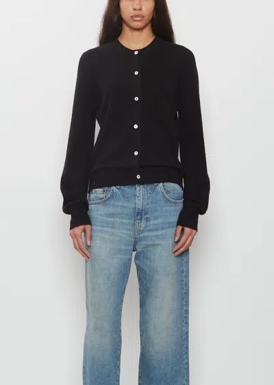 6397 Crew Cashmere Cardigan In Black