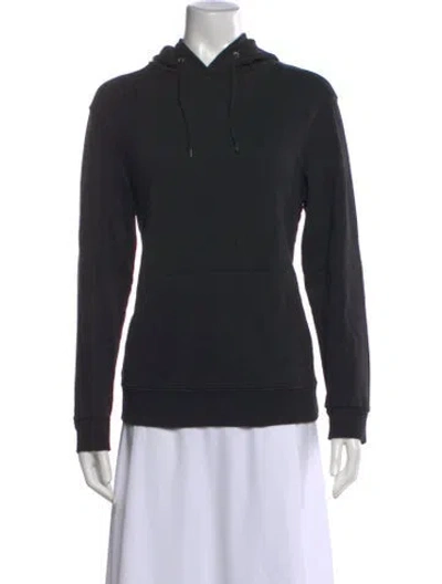 Pre-owned 6397 Crew Neck Long Sleeve Hoodie In Black