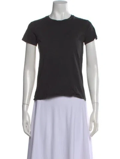 Pre-owned 6397 Crew Neck Short Sleeve T-shirt In Black