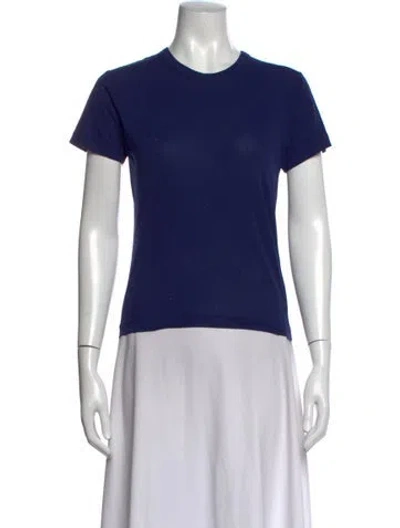 Pre-owned 6397 Crew Neck Short Sleeve T-shirt In Blue