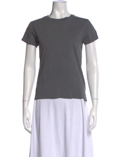 Pre-owned 6397 Crew Neck Short Sleeve T-shirt In Gray