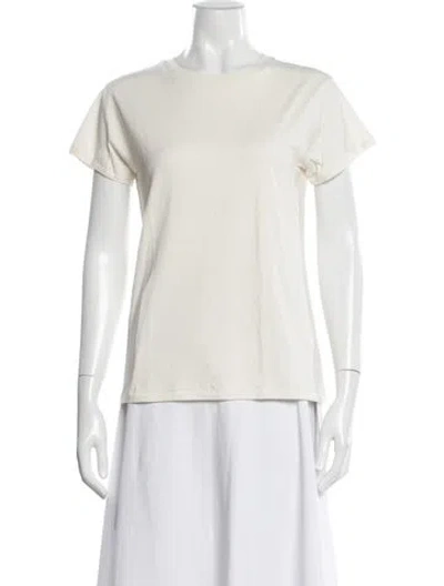 Pre-owned 6397 Crew Neck Short Sleeve T-shirt In Neutral