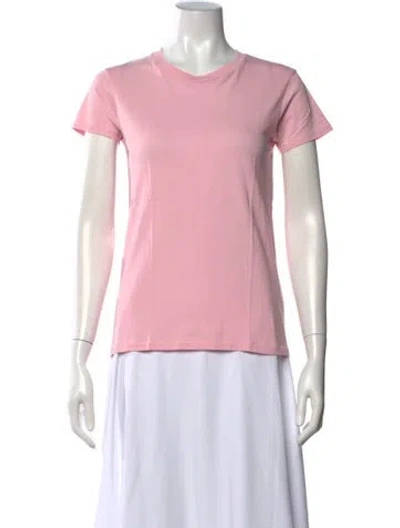 Pre-owned 6397 Crew Neck Short Sleeve T-shirt In Pink
