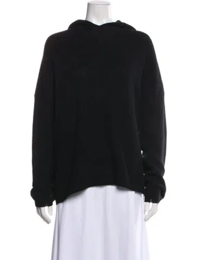 Pre-owned 6397 Crew Neck Sweater In Black