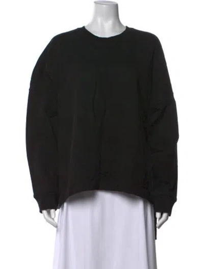 Pre-owned 6397 Crew Neck Sweater In Black