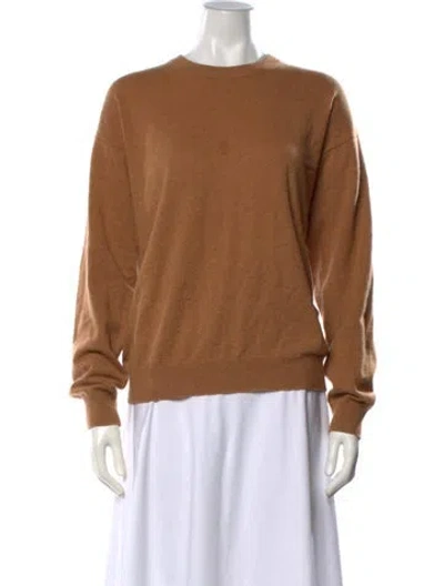 Pre-owned 6397 Crew Neck Sweater In Brown