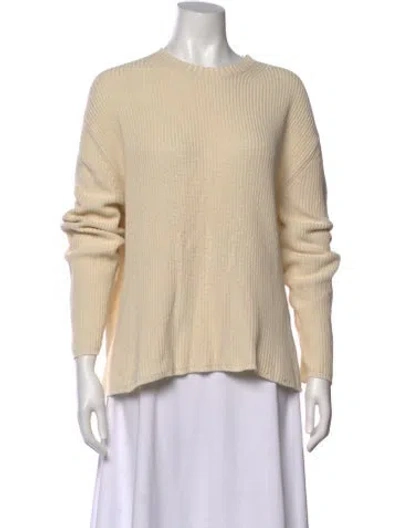 Pre-owned 6397 Crew Neck Sweater In Neutral
