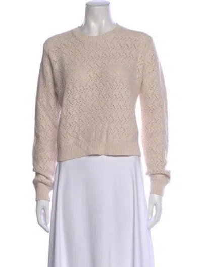 Pre-owned 6397 Crew Neck Sweater In Neutral