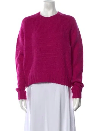Pre-owned 6397 Crew Neck Sweater In Pink