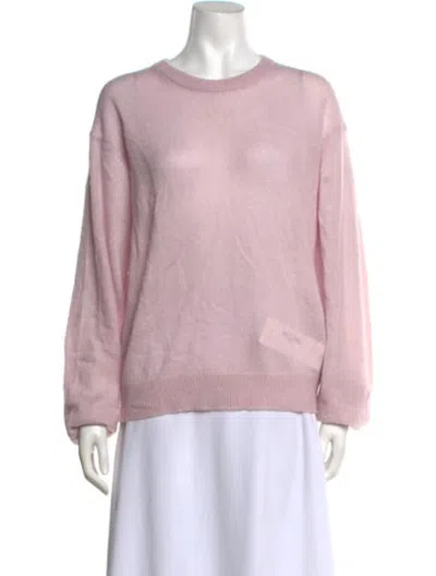 Pre-owned 6397 Crew Neck Sweater In Pink