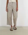6397 Cropped Slouchy Trouser In Rock Grey In Multi