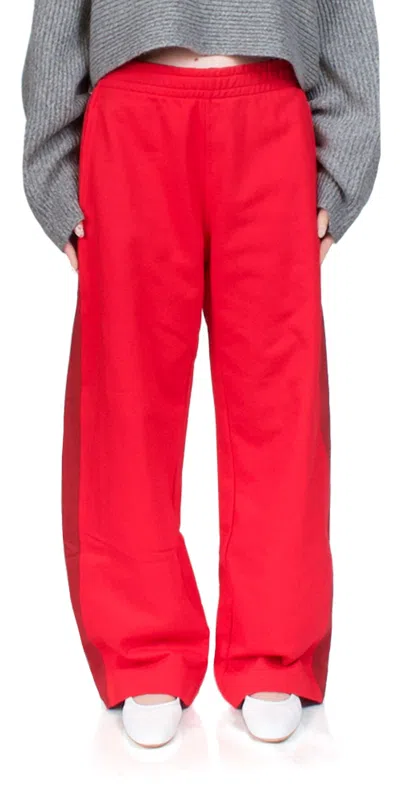 6397 Curved Trackpant In Rouge In Multi