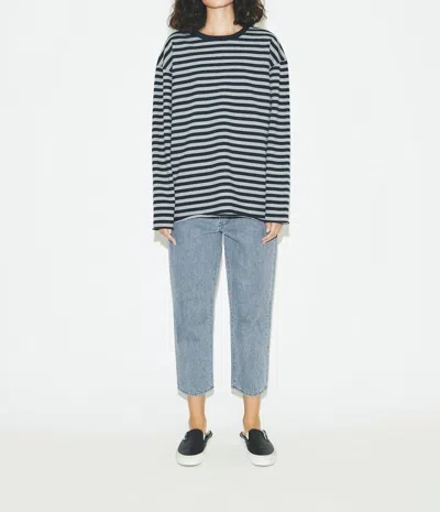 6397 Cut Sweater In Black/grey In Multi