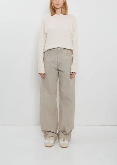 6397 Darted Cotton Jean In Neutral