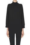 6397 Extrafine Knit Pullover In Black