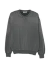 FADED-EFFECT CREW NECK SWEASHIRT
