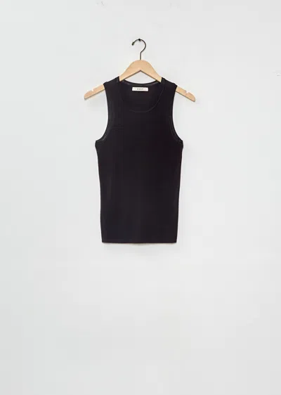 6397 Heirloom Knit Tank In Black