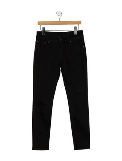 Pre-owned 6397 High-rise Skinny Leg Jeans In Black