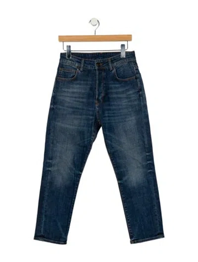 Pre-owned 6397 High-rise Skinny Leg Jeans In Blue