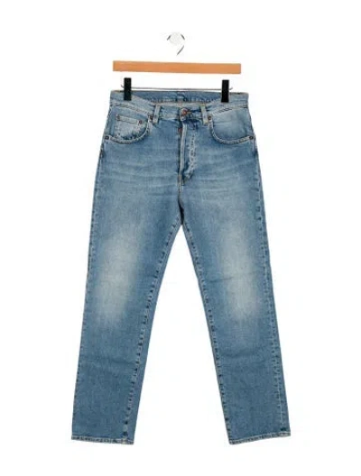 Pre-owned 6397 High-rise Straight Leg Jeans In Blue