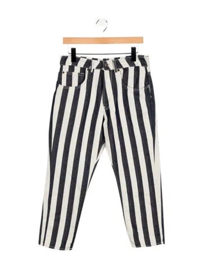 Pre-owned 6397 High-rise Straight Leg Jeans In Blue