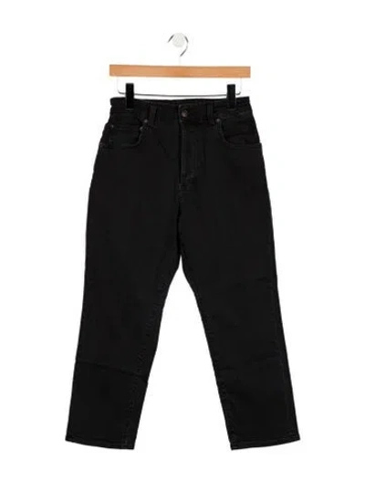 Pre-owned 6397 High-rise Straight Leg Jeans In Blue