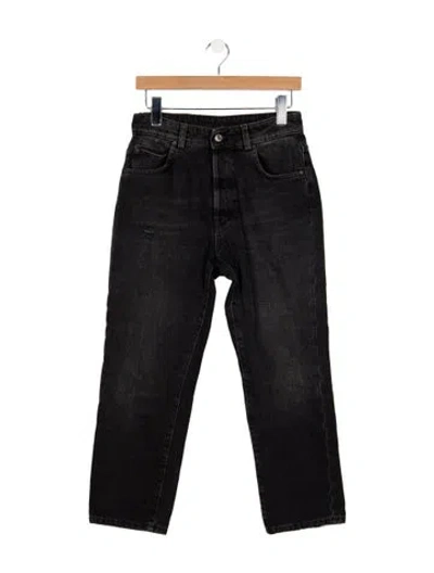 Pre-owned 6397 High-rise Straight Leg Jeans In Blue