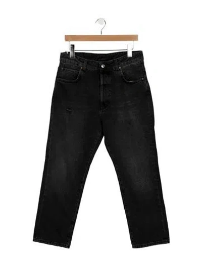 Pre-owned 6397 High-rise Straight Leg Jeans In Blue
