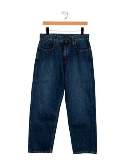 Pre-owned 6397 High-rise Straight Leg Jeans W/ Tags In Blue