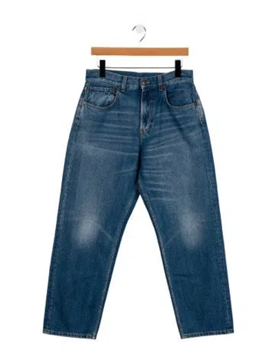 Pre-owned 6397 High-rise Straight Leg Jeans W/ Tags In Blue