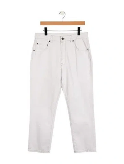 Pre-owned 6397 High-rise Straight Leg Jeans W/ Tags In Neutral