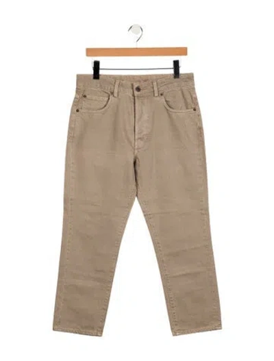 Pre-owned 6397 High-rise Straight Leg Jeans W/ Tags In Neutral