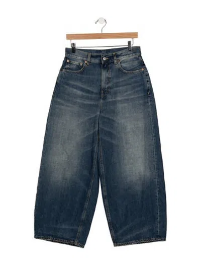 Pre-owned 6397 High-rise Wide Leg Jeans W/ Tags In Blue