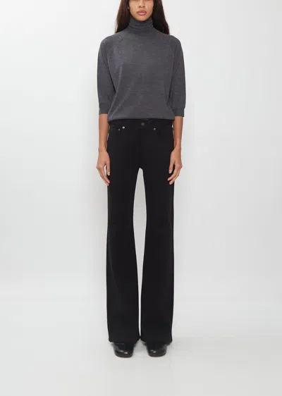 6397 Icon Wool Knit Trouser In Green