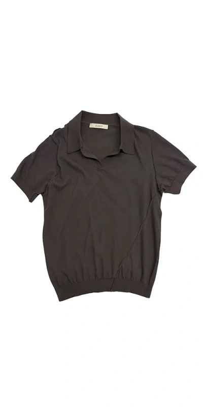 6397 Inside Out Polo Espresso In Brown