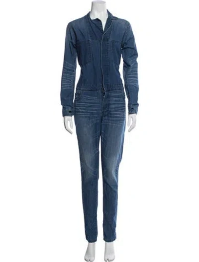 Pre-owned 6397 Jumpsuit In Blue
