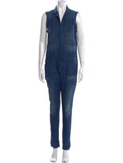 Pre-owned 6397 Jumpsuit In Blue