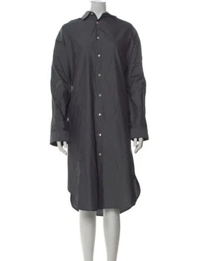 Pre-owned 6397 Knee-length Dress In Gray