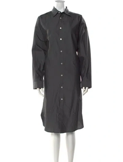 Pre-owned 6397 Knee-length Dress In Gray