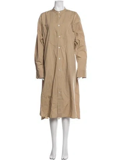 Pre-owned 6397 Long Dress In Neutrals