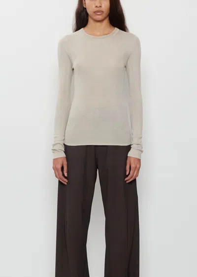 6397 Long Sleeve Heirloom Tee In Green