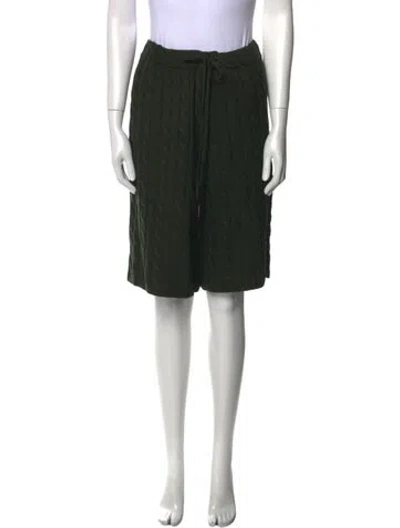Pre-owned 6397 Merino Wool Knee-length Shorts In Black
