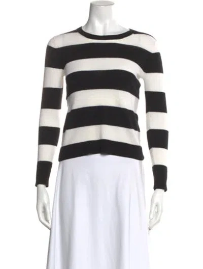 Pre-owned 6397 Merino Wool Striped Sweater In Multi