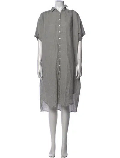 Pre-owned 6397 Midi Length Dress In Gray