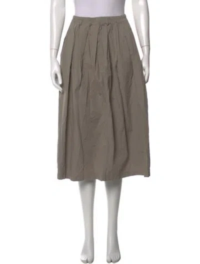 Pre-owned 6397 Midi Length Skirt In Grey