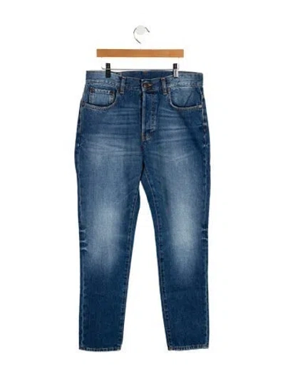 Pre-owned 6397 Mid-rise Skinny Leg Jeans In Blue