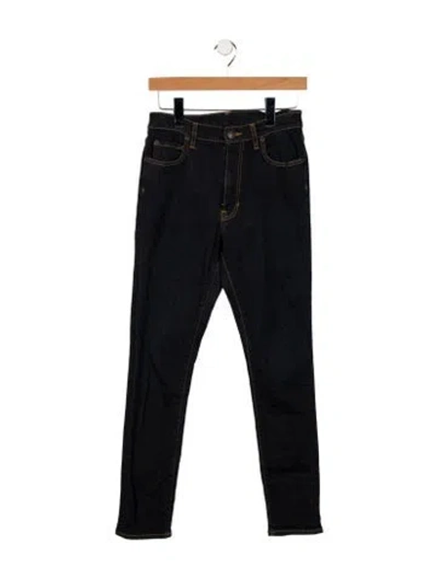 Pre-owned 6397 Mid-rise Skinny Leg Jeans In Blue