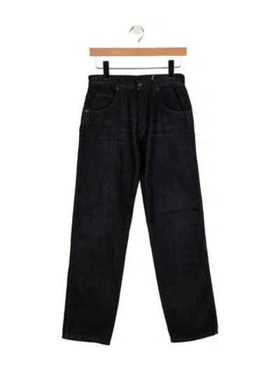 Pre-owned 6397 Mid-rise Straight Leg Jeans W/ Tags In Black