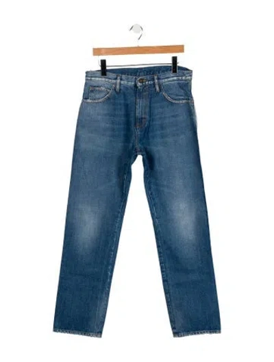 Pre-owned 6397 Mid-rise Straight Leg Jeans W/ Tags In Blue