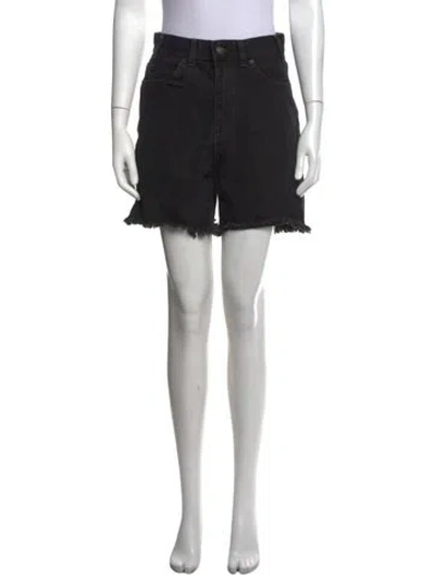 Pre-owned 6397 Mini Shorts In Black/blue